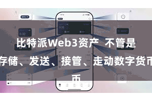 比特派Web3资产  不管是存储、发送、接管、走动数字货币
