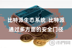 比特派生态系统  比特派通过多方面的安全门径